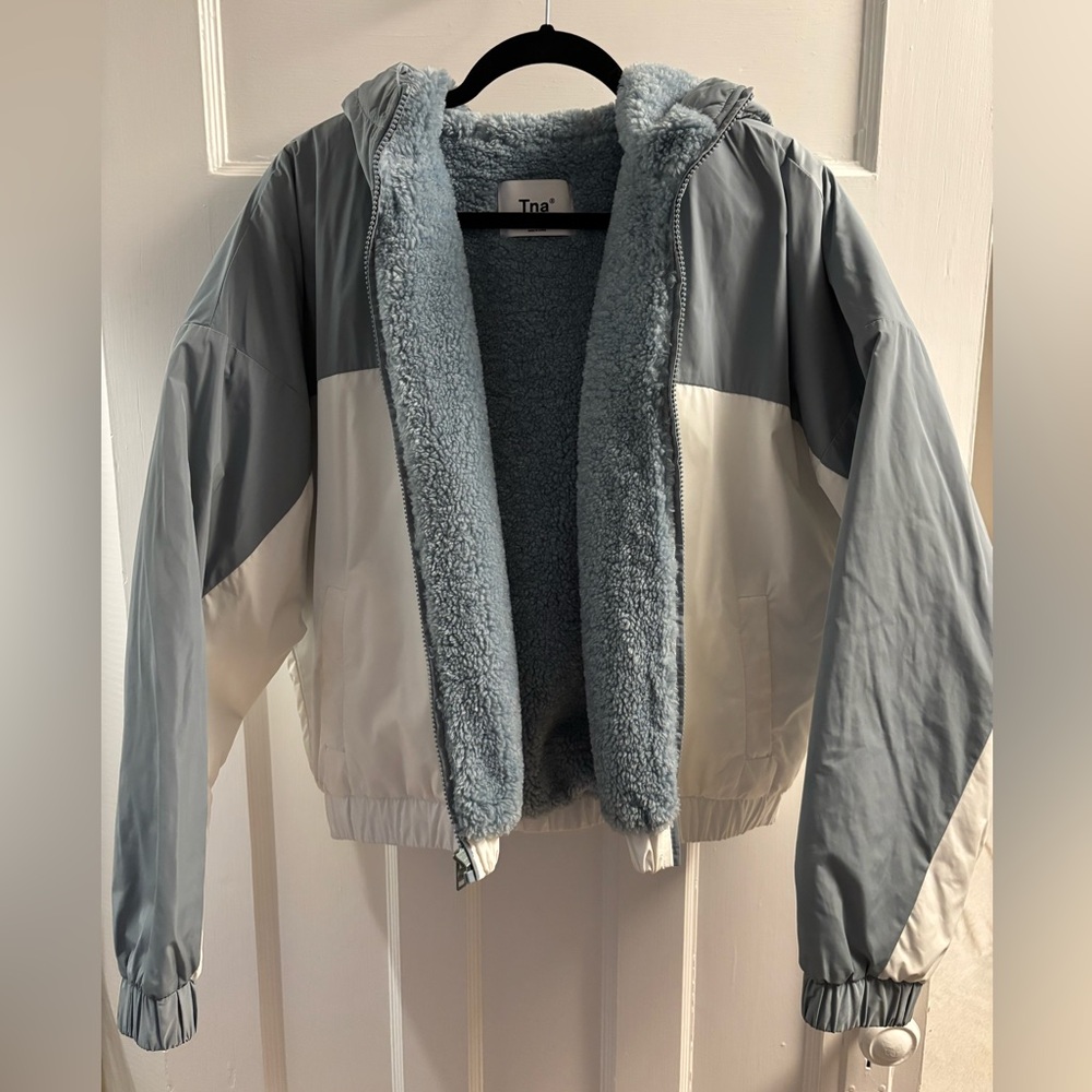 TNA Sherpa Lined Vintage Style Puffer Jacket